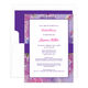 Purple Pansy Invitations Image 1 of 4